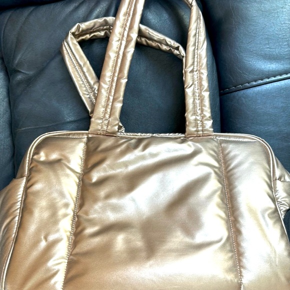Calpak Handbags - Rose gold Calpak Luka Duffle. Like New.